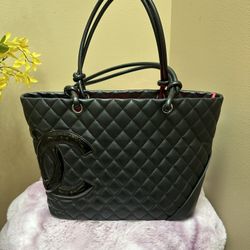 Chanel Cambon Tote Large Black