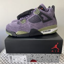 Jordan Retro 4 Canyon Purple Size 8.5W/7Y