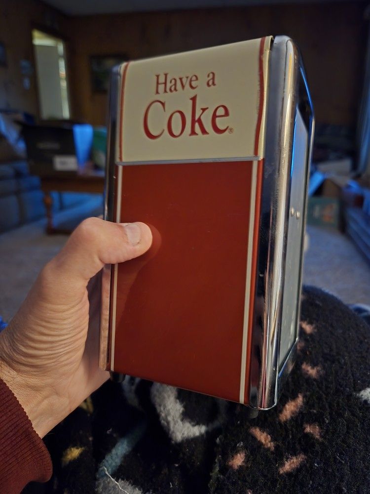 Vintage Coca-Cola Napkin Dispenser