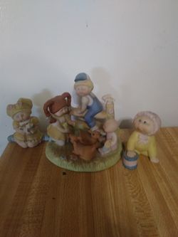 CABBAGE PATCH KIDS VINTAGE 1984 3 PC. FIGURINE SET