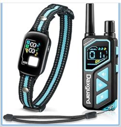 Dog Shock Collar with Remote-3300 Feet & IPX7 Waterproof Dog Training Collar -Beeper, Vibration, Safe Shock for 7-120lbs Large, Medium, Small Dogs, wi