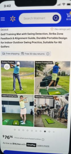 Golf Trace Strike Pad Cash Only