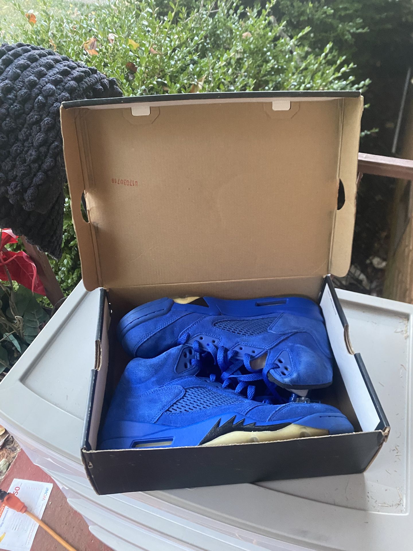 Blue Suede Jordan’s Size 9
