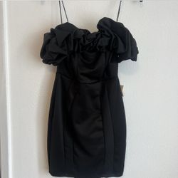 Black Off-The-Shoulder Dress