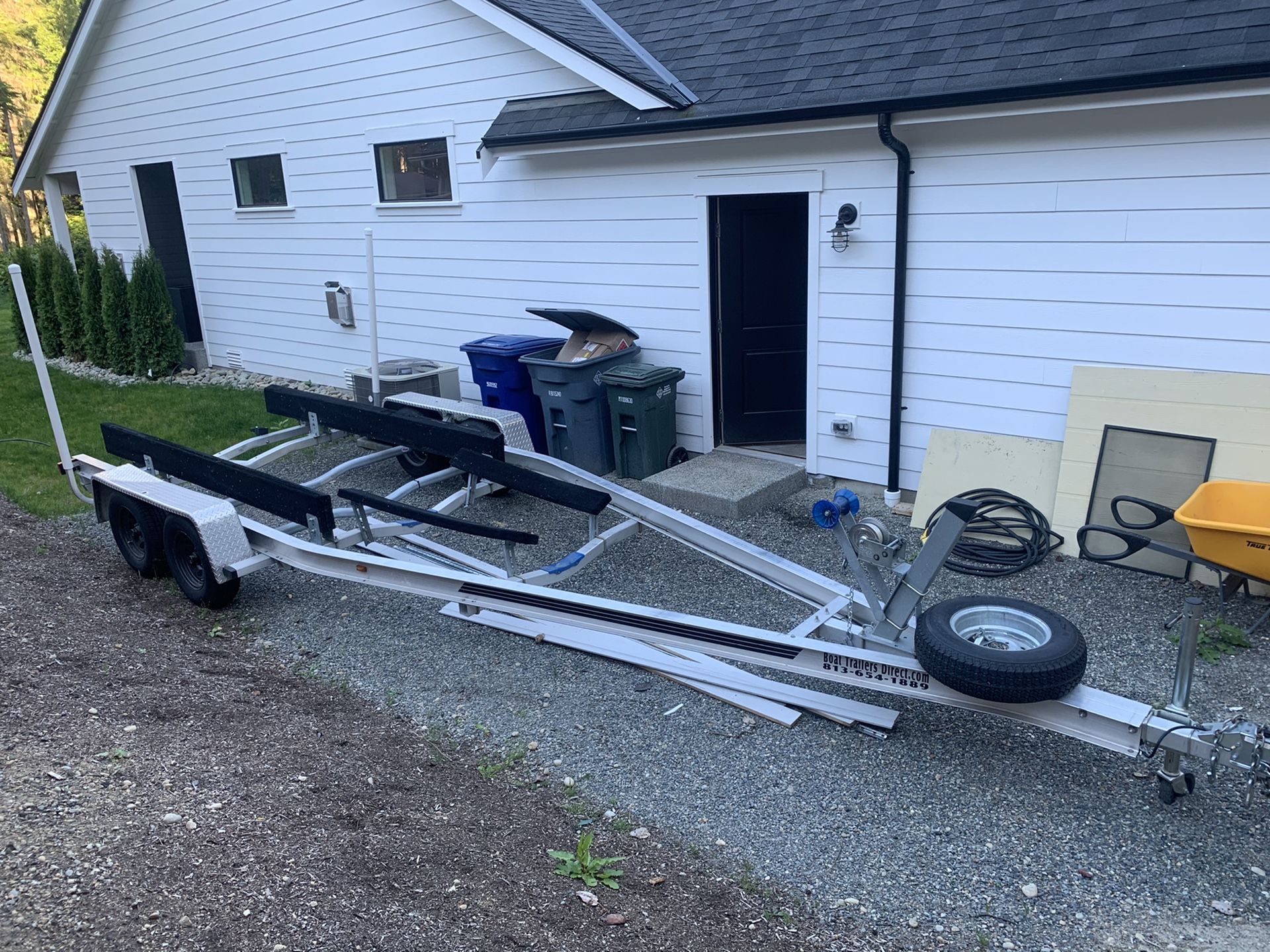 Aluminum boat trailer dual axle for Sale in Gig Harbor, WA OfferUp