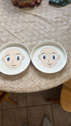  Face Kids' Ceramic Dinner Plate