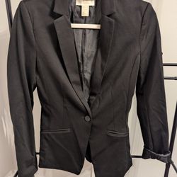 H&M Black Blazer Work Formal