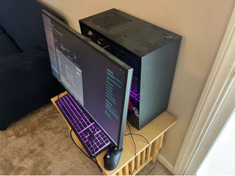FULL GAMING PC SETUP: MONITOR, PC, KEYBOARD, MOUSE
