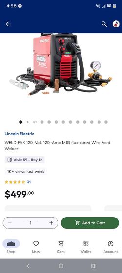 Lincoln Electric Weld-Pak 120 MIG Welder