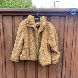 Tan Sherpa Jacket 