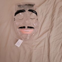 Halloween Mask Clear Mens Face