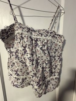 A&F Floral Adjustable Strap Tank