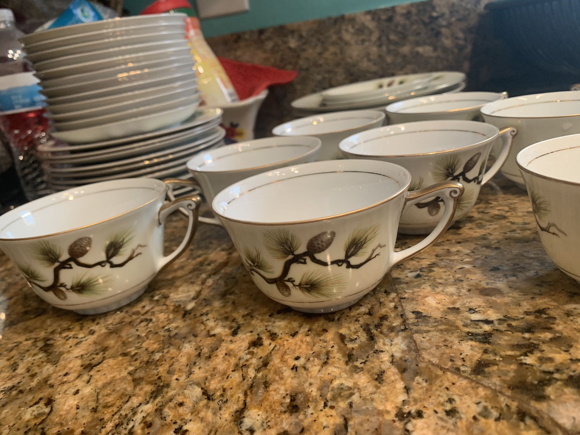 Dishes , Shasta Pine Cones