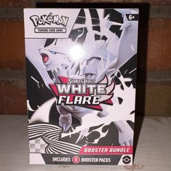 pokemon cards white flare booster bundle (6 packs)