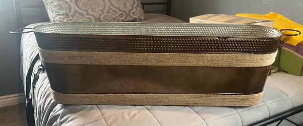 Decorative Galvanized Tub/Bucket/Planter