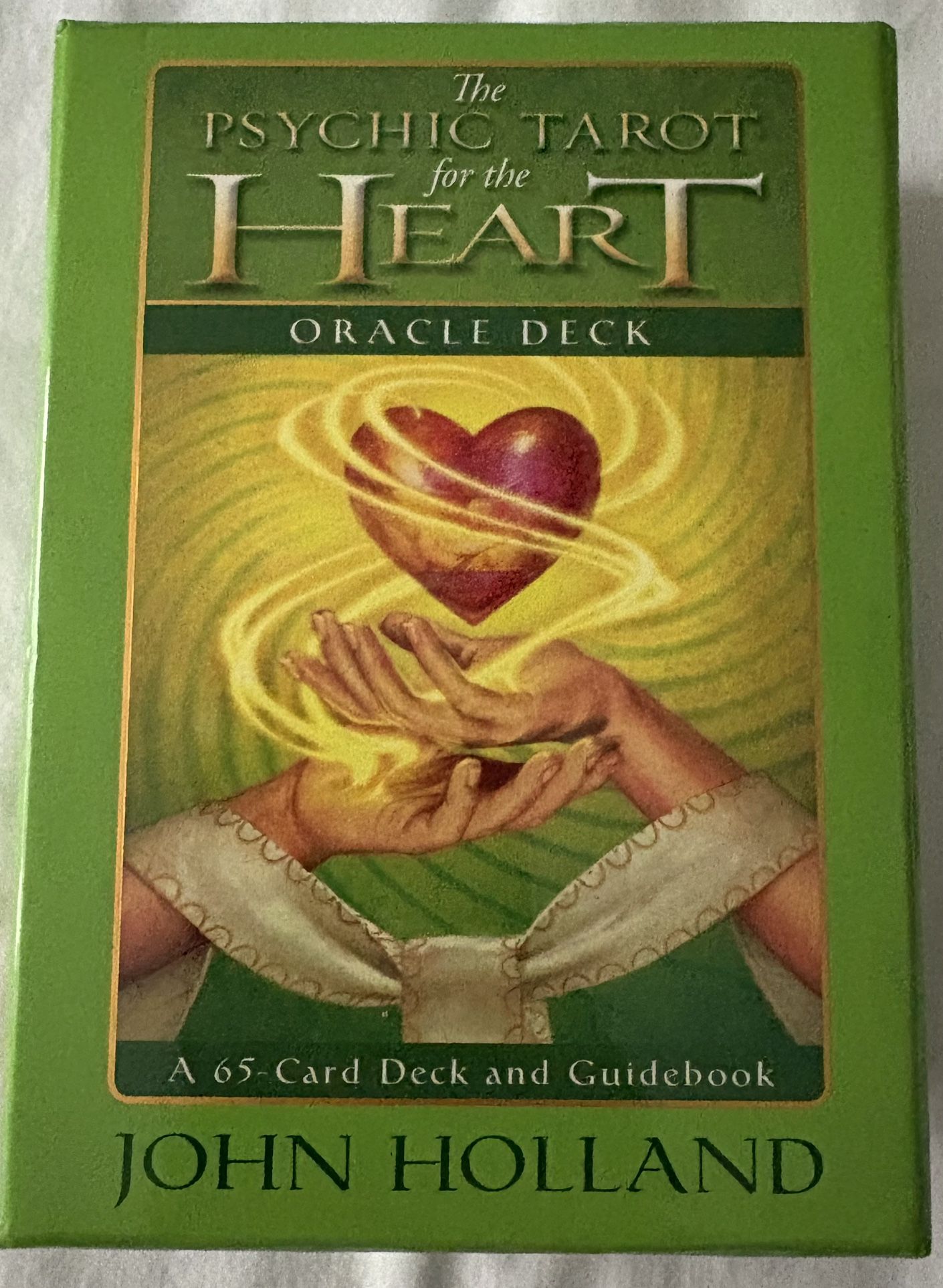 NEW The Psychic Tarot For The Heart: Oracle Deck & Guidebook by John Holland