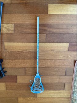 2 lacrosse sticks