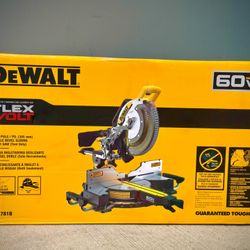 Brand new Dewalt 60V Lithium-lon 12 in. Cordless Sliding Miter Saw (Tool Only)