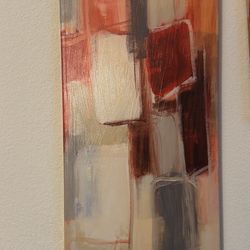 Set of 3 Abstract Wall Art Frames – Modern