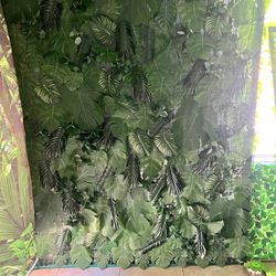 Custom Tropical Leaf Decor Panels