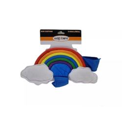 Rainbow Dog Halloween Costume - Wag & Bone X-Small/Small with Padded Clouds New