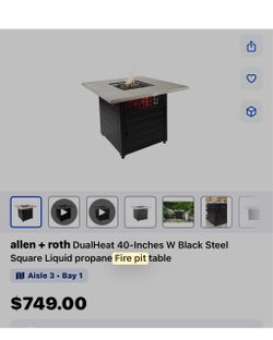 Fire bit table new in the box was $749