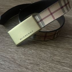 Burberry mens sale belt sale