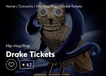 Drake Tickets Miami Saturday!