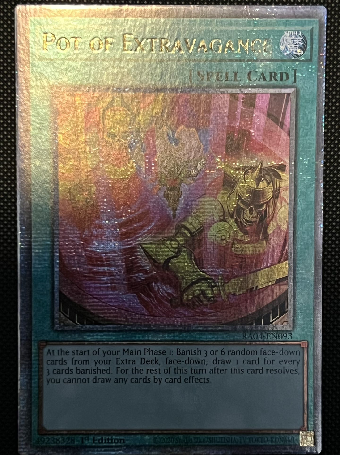 Yu-Gi-Oh! Pot of Extravagance New Art Quarter Century Secret Rare (MINT)