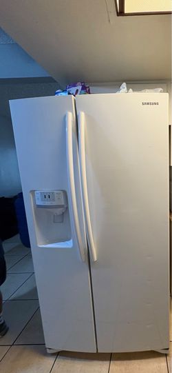 White Samsung Fridge