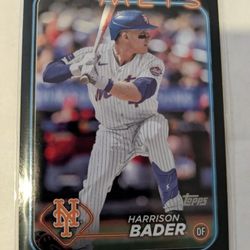 🔥 Harrison Bader🔥 2024 Topps Black Border Limited Number.