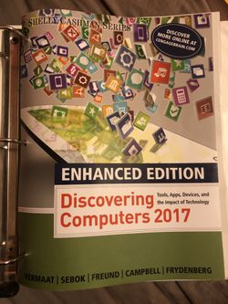 Discovering computers 2017 with access code