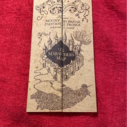 harry potter collectible Marauders Map