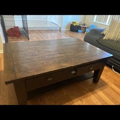 Coffee Table And Entertainment Center. Dinner Table Not Pictured 