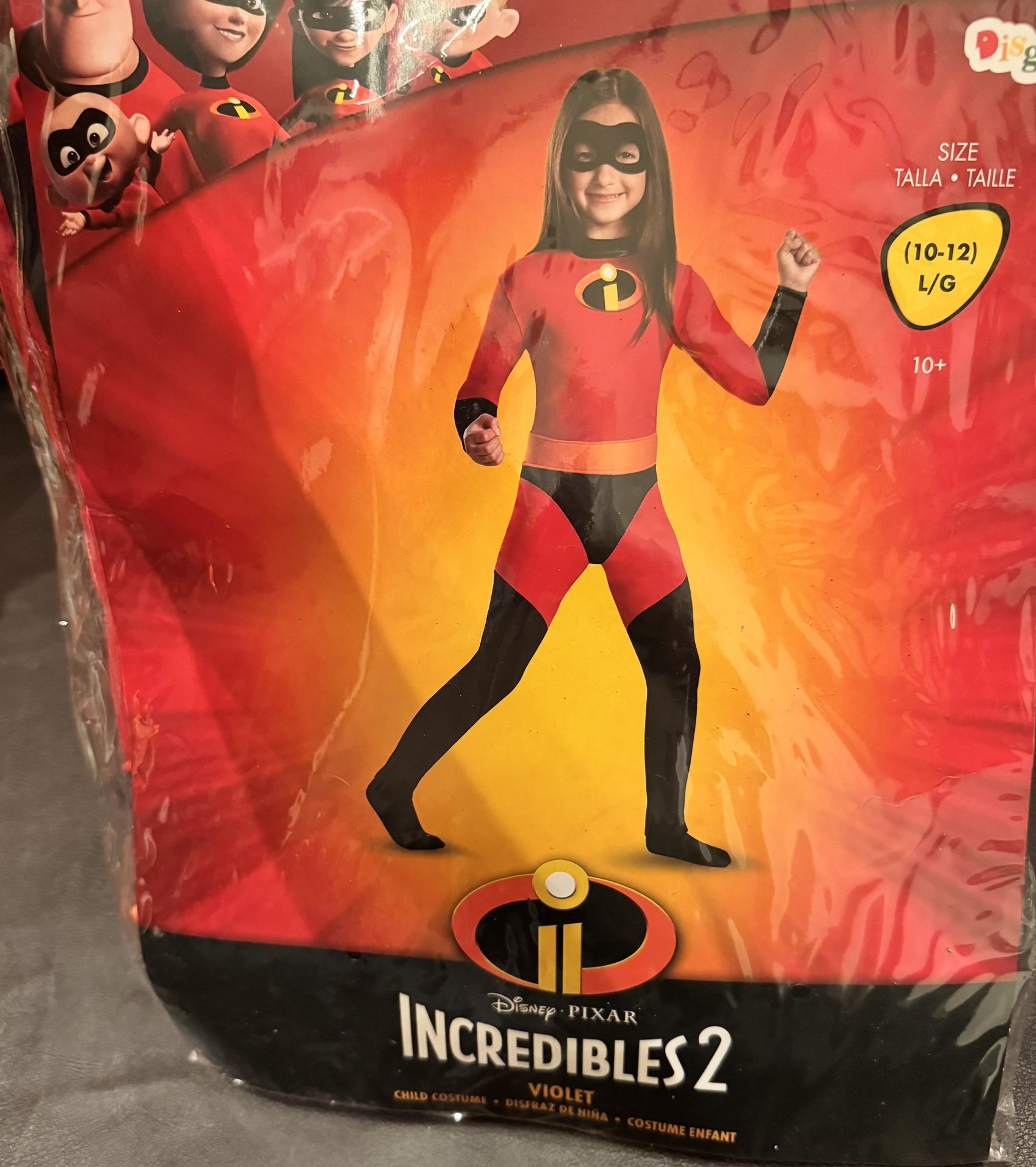 New Incredibles 2 Costume Child Size L (10/12) 