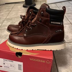 Wolverine Men's Trade Wedge 6” Soft Toe Work Boots