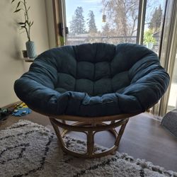 Teal Papasan Chair (World Market)