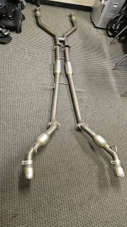 AAM Brand Full Exhaust Setup System Nissan 370z True Dual Resonated Performance 2009 To 2020 Years 