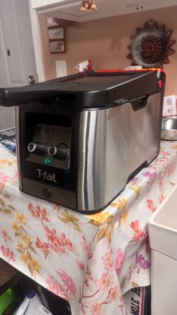 TFal deep fryer odorless with filter