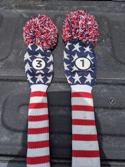 Golf club head covers