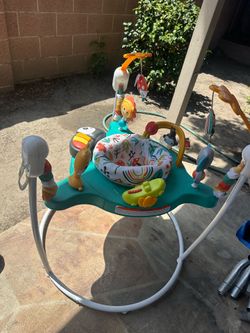Fisher-Price Whimsical Forest Jumperoo Baby Bouncer