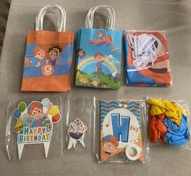 Blippi Birthday Party Supplies Set