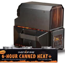 New VESTA SELF-POWERED INDOOR SPACE HEATER & STOVE BY INSTAFIRE