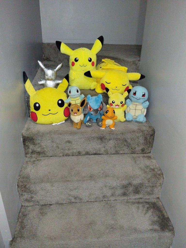 Pokemon Plushies Lot $80