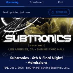 Subtronics / Shrine Auditorium 12/2