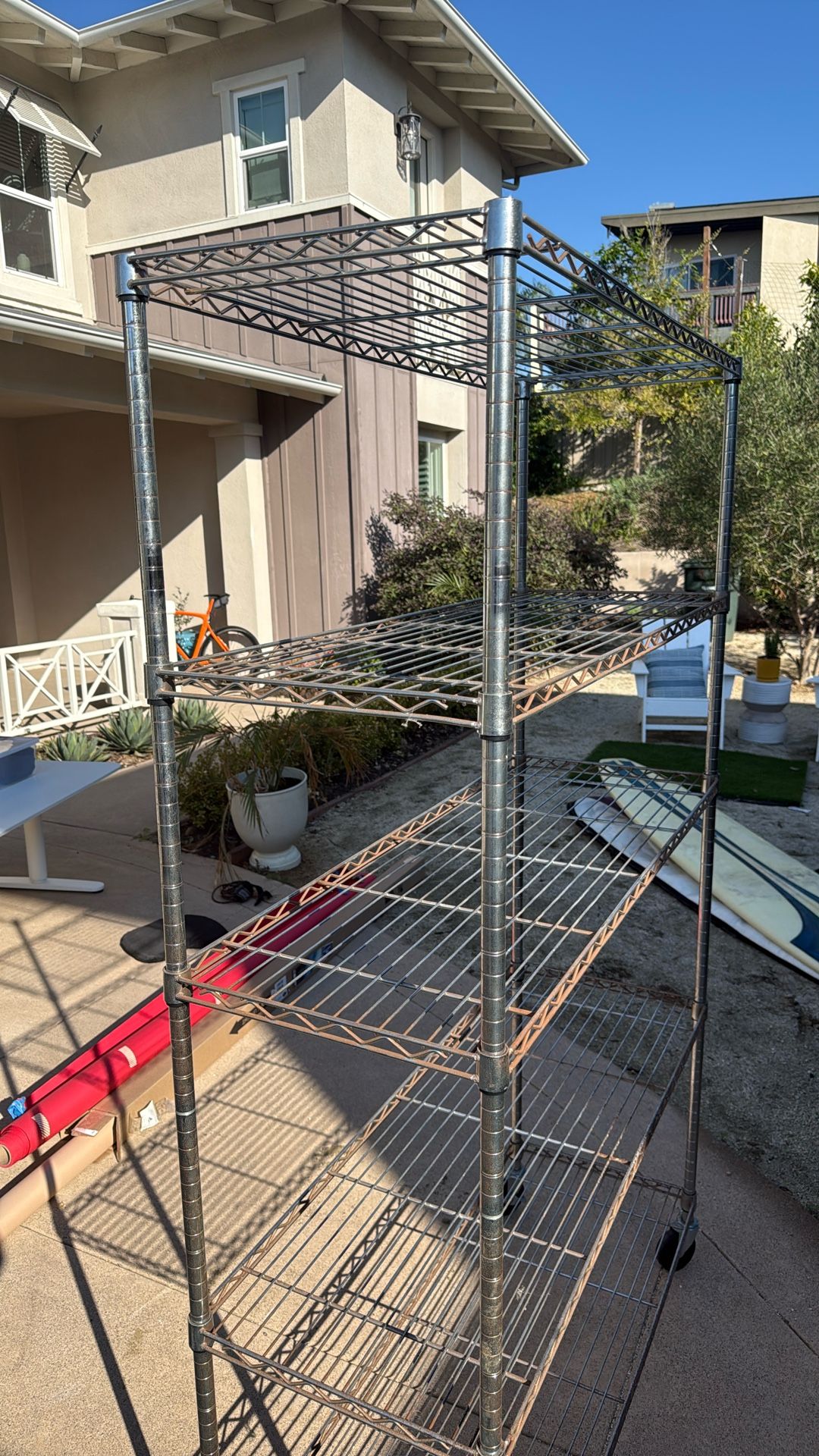 6’ Rolling Rack W Wheels