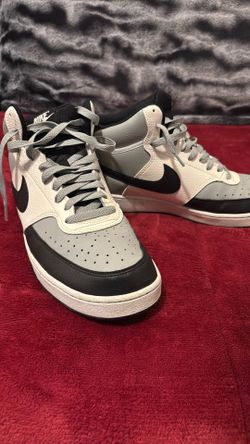 Nike Men’s Court Vision Mid light smoke grey/Sail/Black