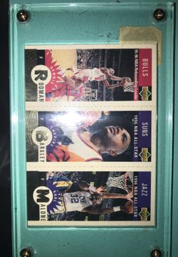 95-96 UPPER DECK - TOP REBOUNDERS