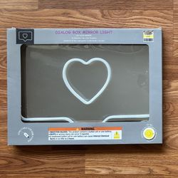 LED Mirror Neon Light Up Dialogue Box Mirror Room Decoration 
