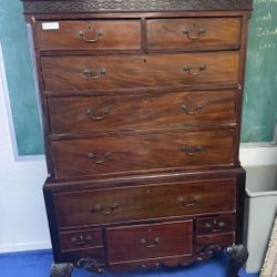 Antique Cherry Wood oversized dresser